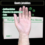 Gants Jetables en PVC Antistatique (50 paires)