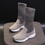 Ciaovie™ Bottes en Tricot à Plateforme pour Femme