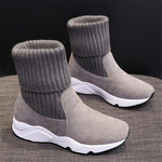 Ciaovie™ Bottes en Tricot à Plateforme pour Femme