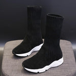 Ciaovie™ Bottes en Tricot à Plateforme pour Femme