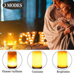 Ampoule LED à flamme avec capteur de gravité
