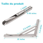 Support de partition triangulaire pliable