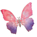 Pince à cheveux de papillon de couleur dégradée