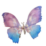 Pince à cheveux de papillon de couleur dégradée